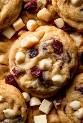 Soft-Baked White Chocolate Cranberry Cookies