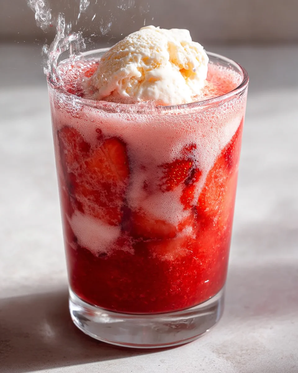 Sparkling Strawberry Float 13 Sparkling