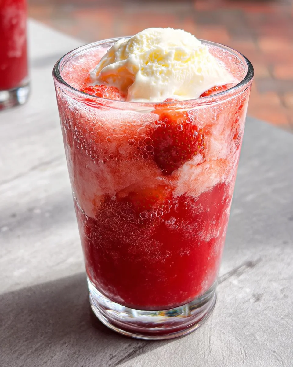 Sparkling Strawberry Float 14 Sparkling