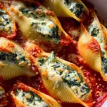 Spinach and Ricotta Stuffed Shells Recipe