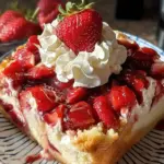 Strawberry Cheesecake Dump Cake