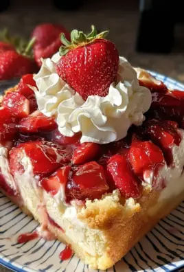 Strawberry Cheesecake Dump Cake