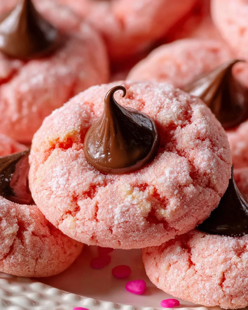 Strawberry Kiss Cookies Recipe