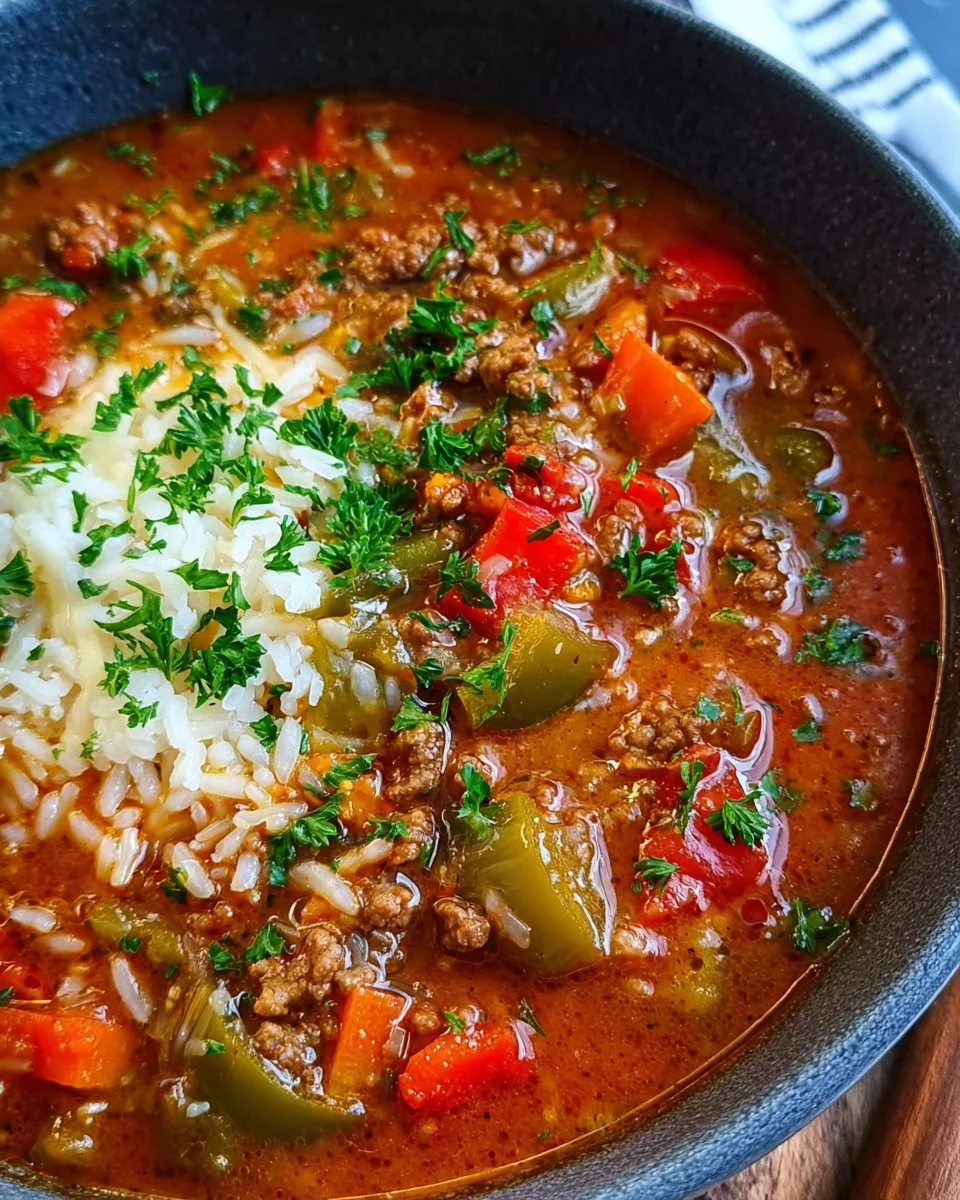 Stuffed Pepper Soup 23 Stuffed Pepper Soup