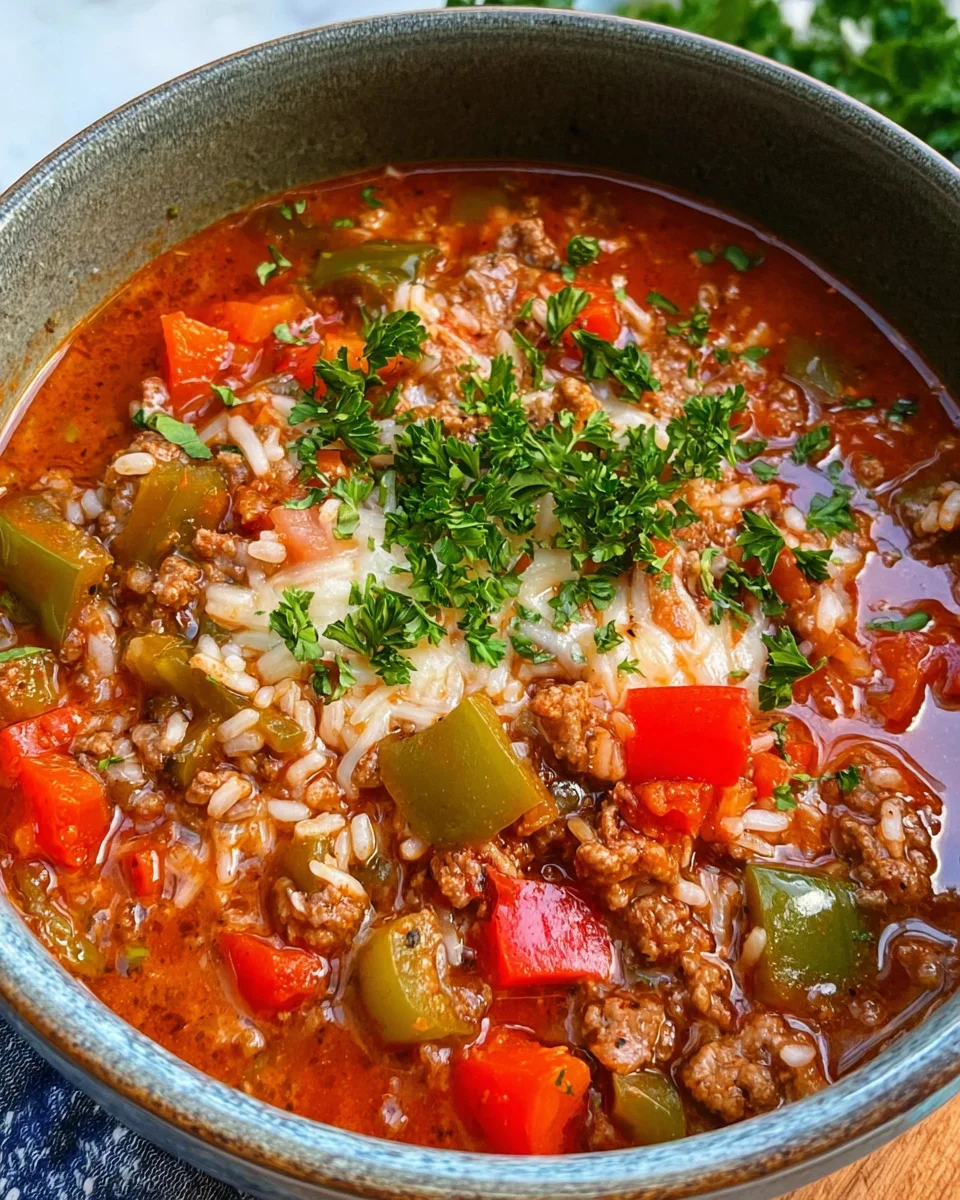 Stuffed Pepper Soup 21 Stuffed
