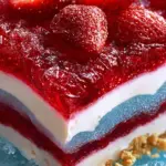 Summer Berry Jello Lasagna