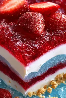 Summer Berry Jello Lasagna