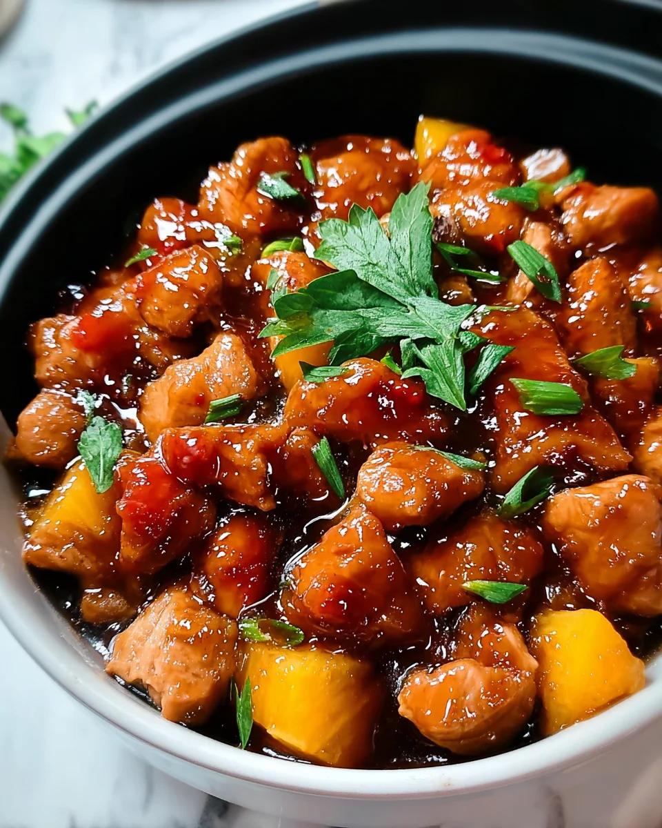 Sweet Hawaiian Crockpot Chicken