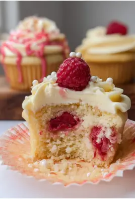 The Best White Chocolate Raspberry Cupcakes