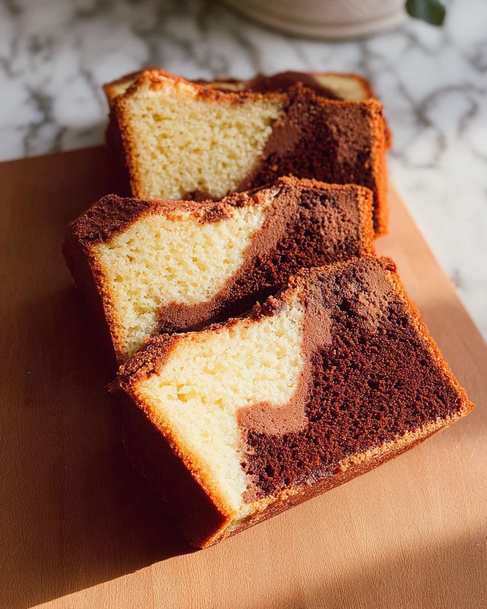 Three Layer Pound Cake