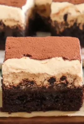 Tiramisu Brownies