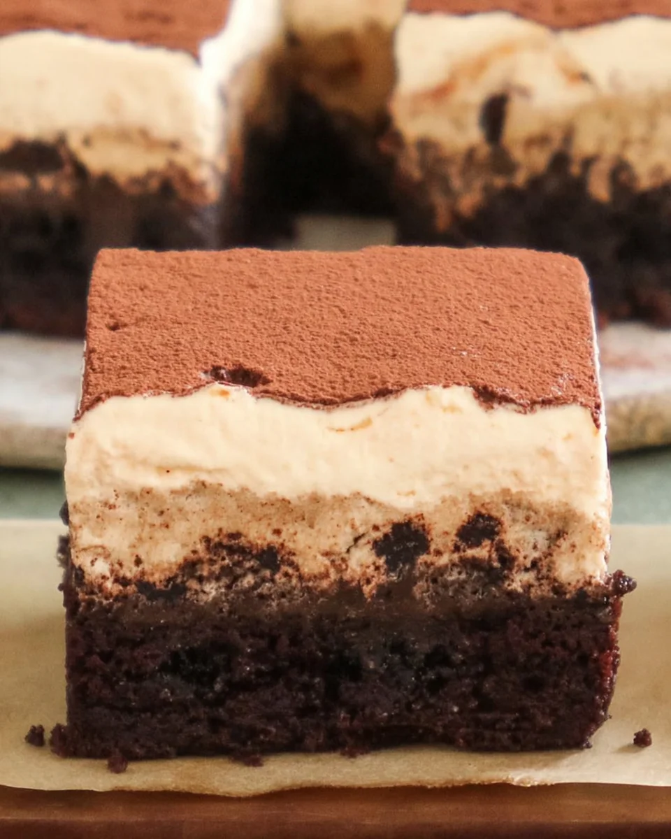 Tiramisu Brownies