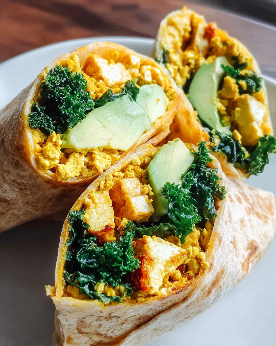 Tofu Scramble Wrap