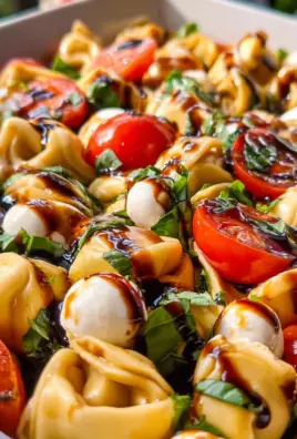 Tortellini Caprese Salad