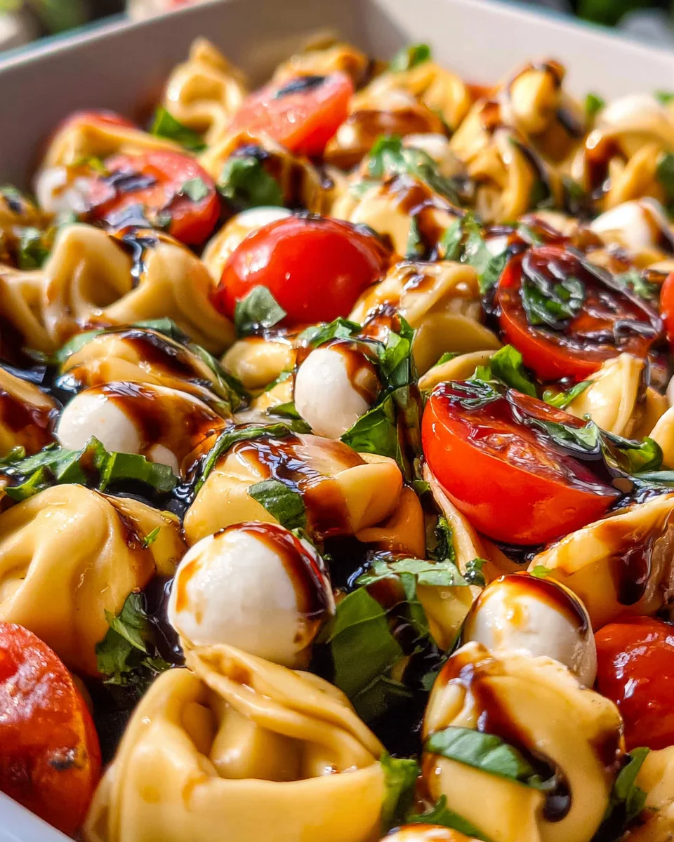 Tortellini Caprese Salad