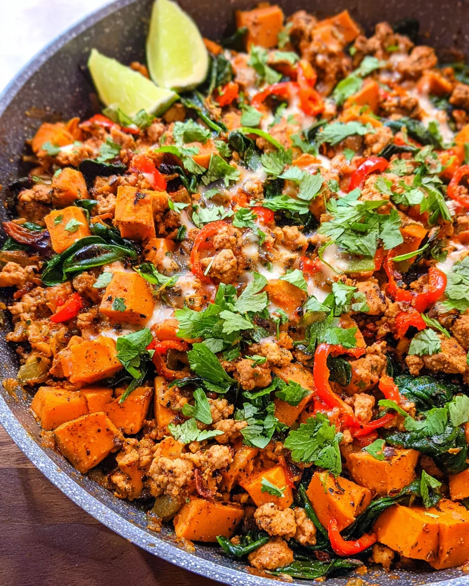 Turkey Sweet Potato Skillet