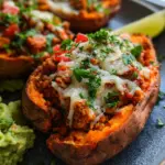 Turkey Taco Stuffed Sweet Potatoes