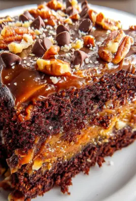 Turtle Caramel Cake