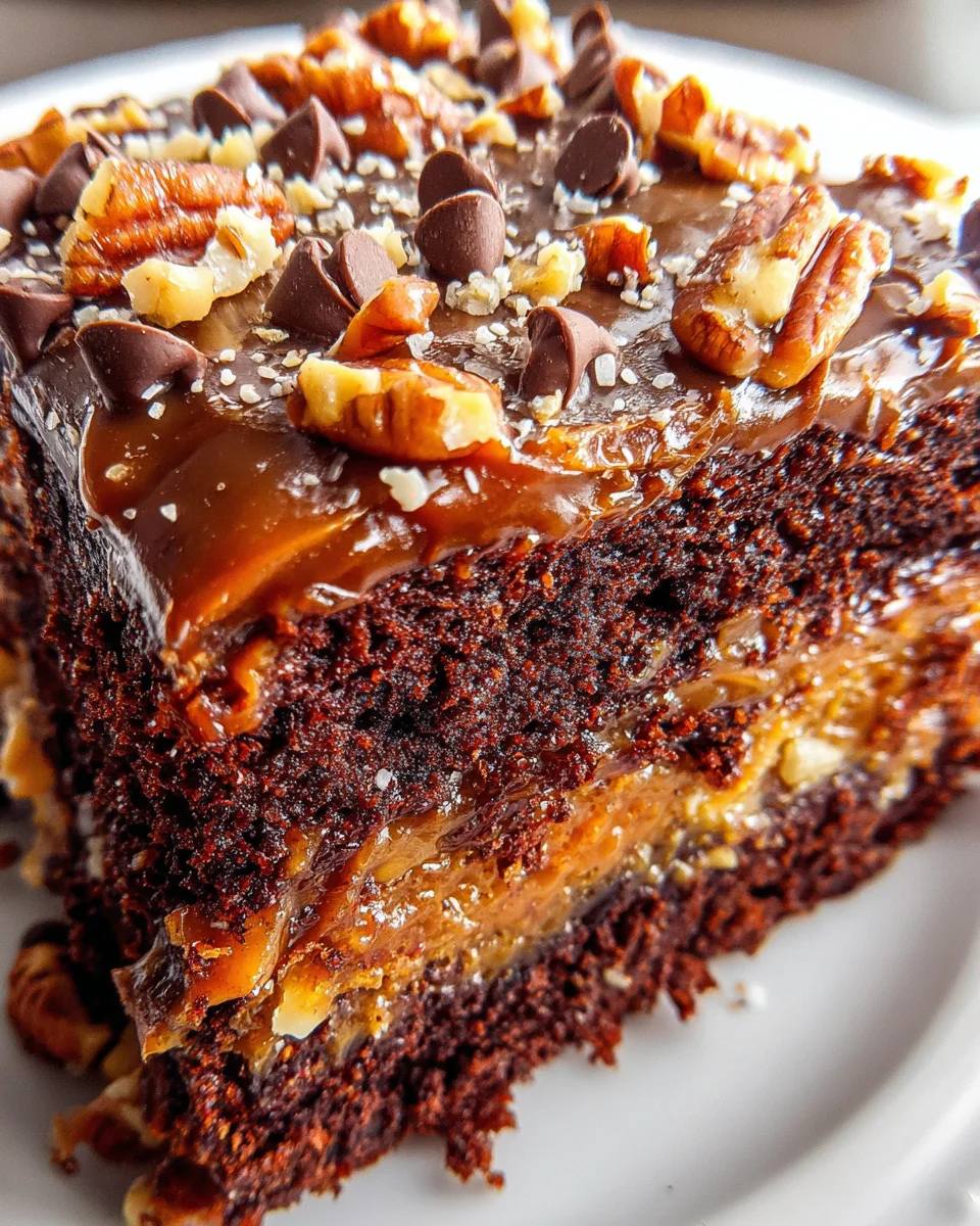 Turtle Caramel Cake 27 Turtle Caramel Cake