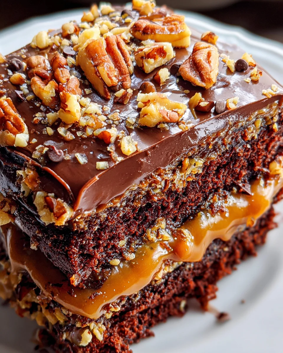 Turtle Caramel Cake 25 Turtle