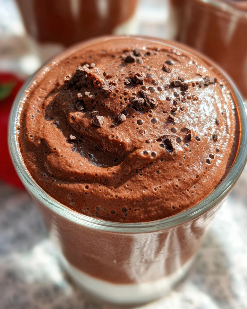 Vegan Chocolate Mousse with Aquafaba