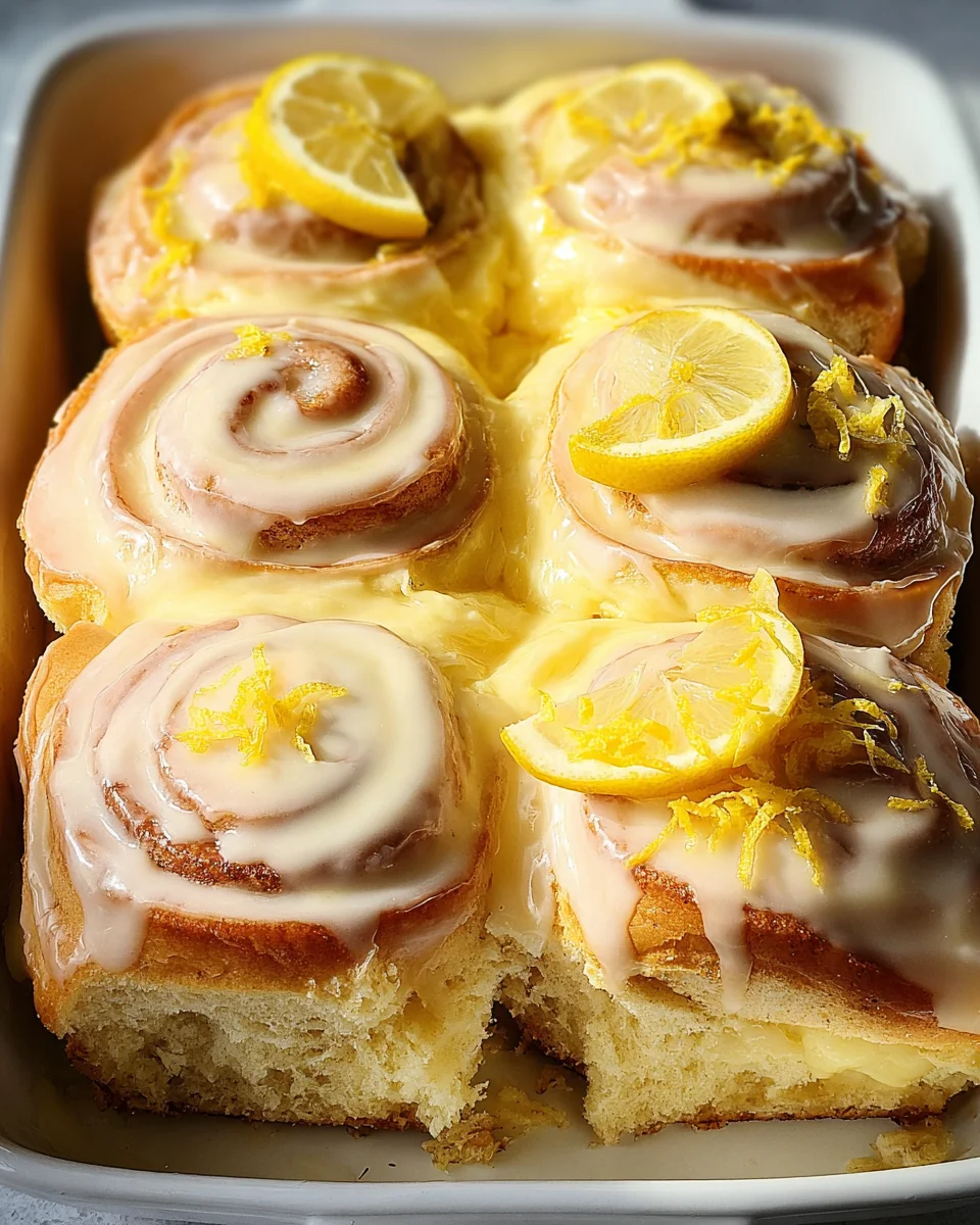 Vegan Lemon Sweet Rolls