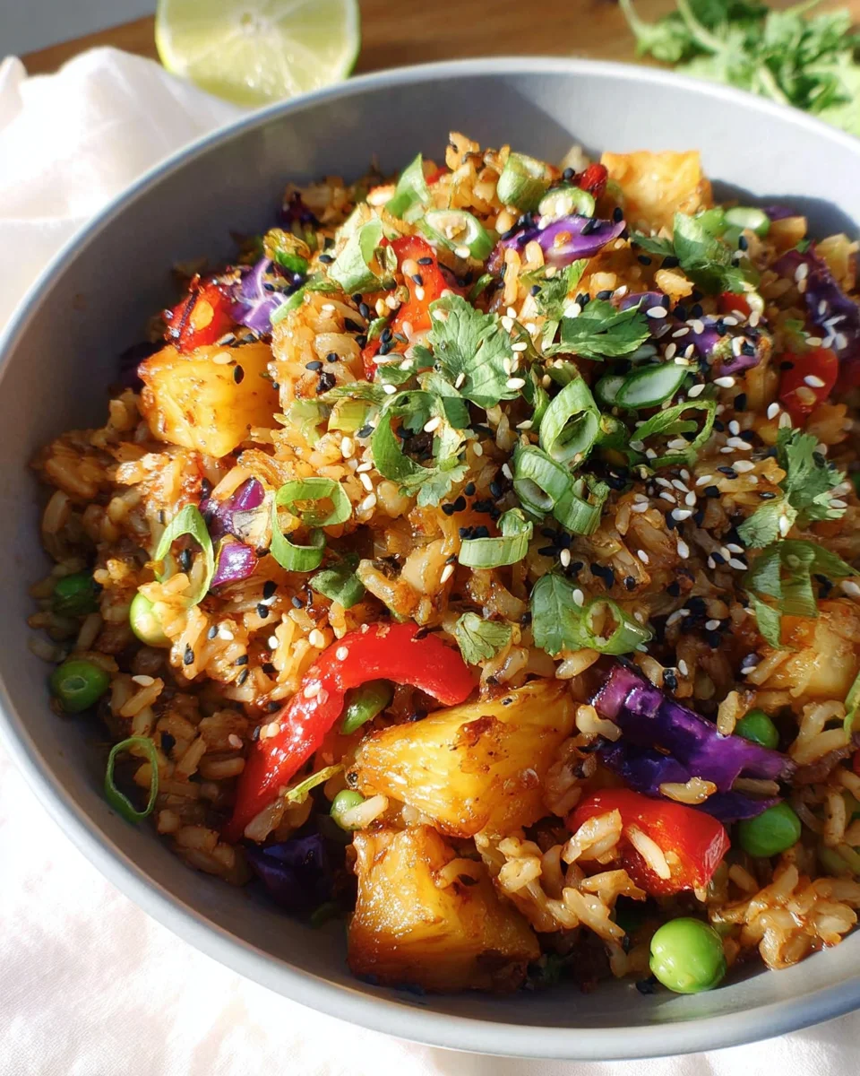 Vegan Pineapple Fried Rice