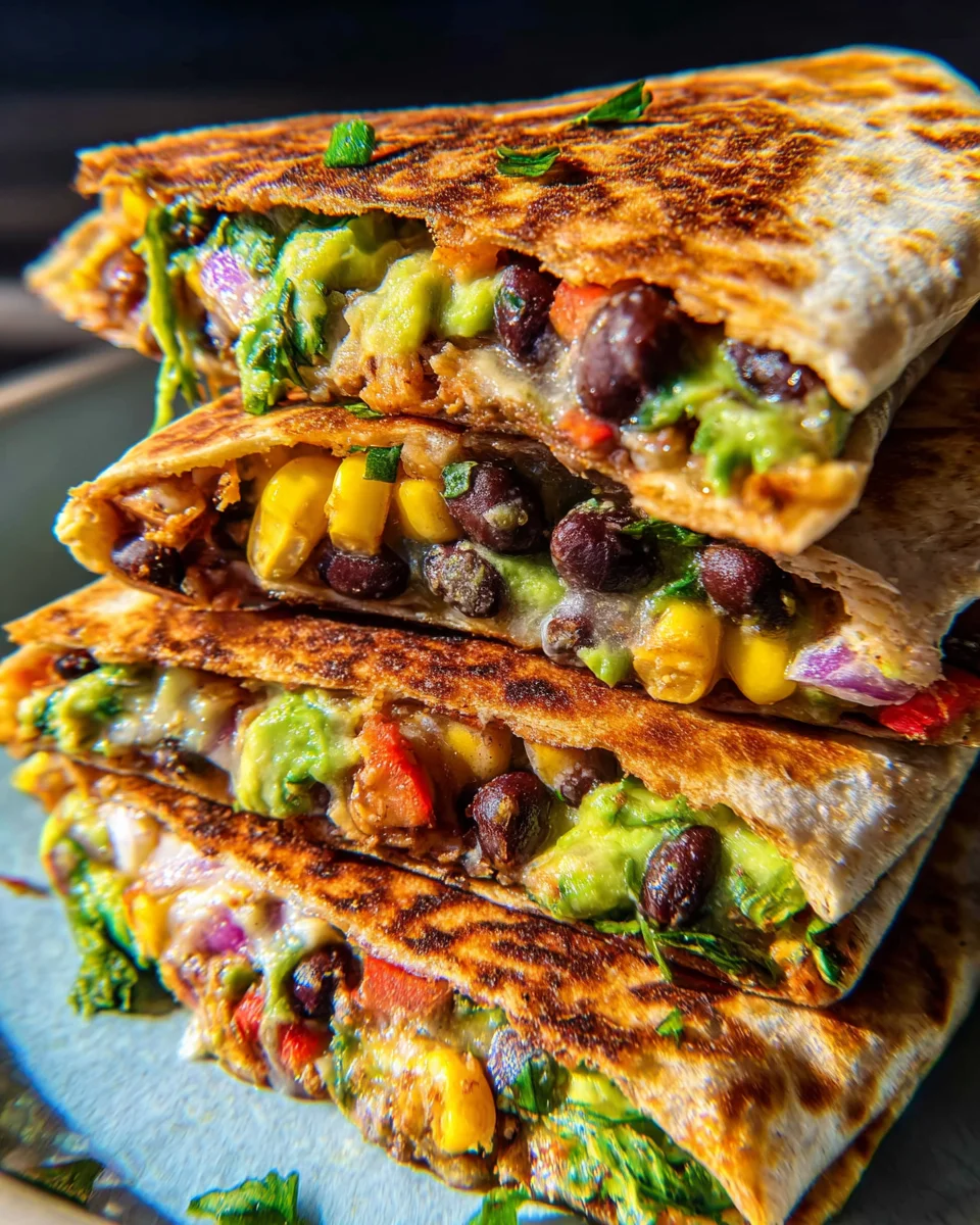 Vegan Quesadillas with Black Beans and Avocado 27 Vegan Quesadillas with Black Beans and Avocado