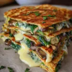 Vegan Spinach Quesadillas