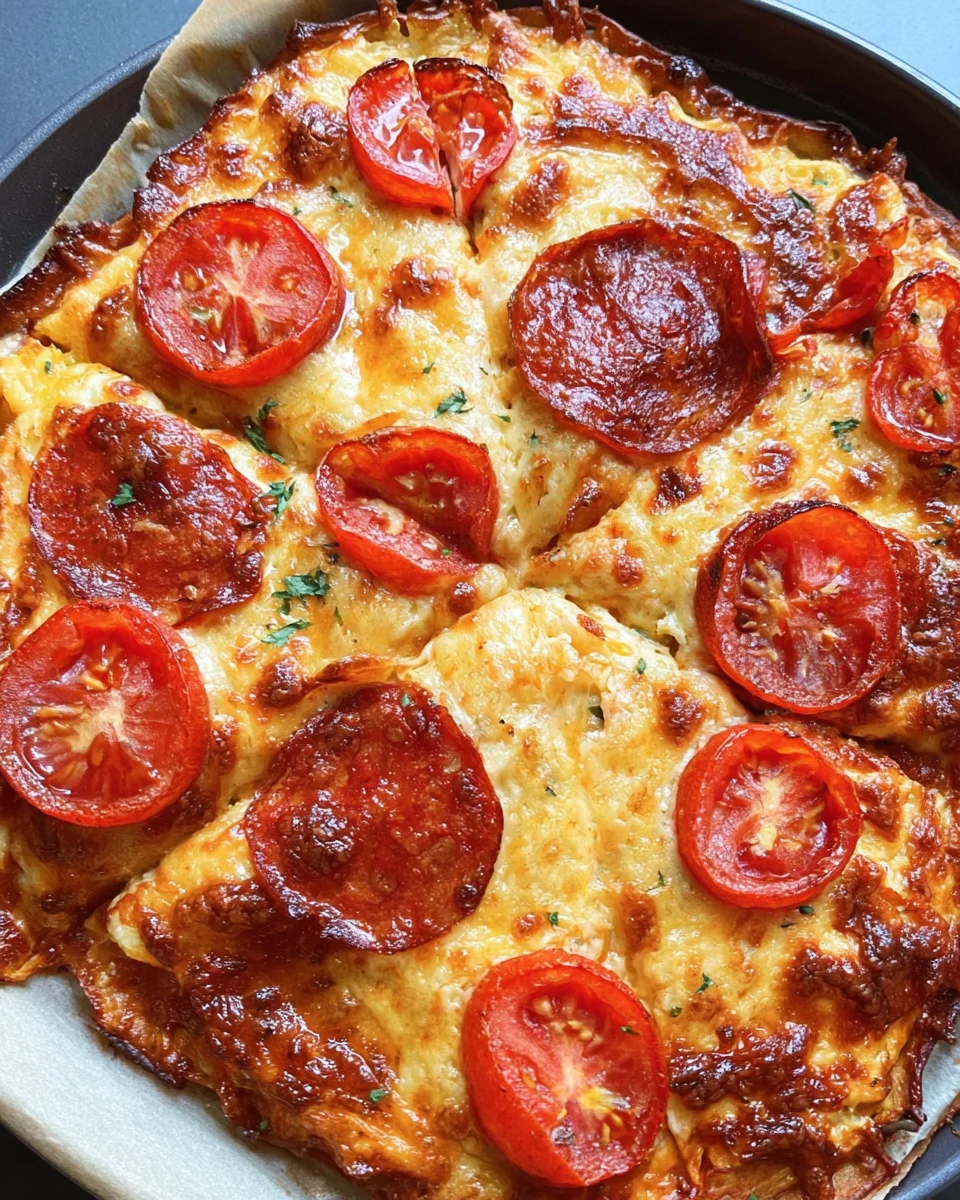 Viral Cottage Cheese Flatbread Pizza