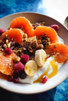 Winter Citrus Ricotta Breakfast Bowl with Honeycomb