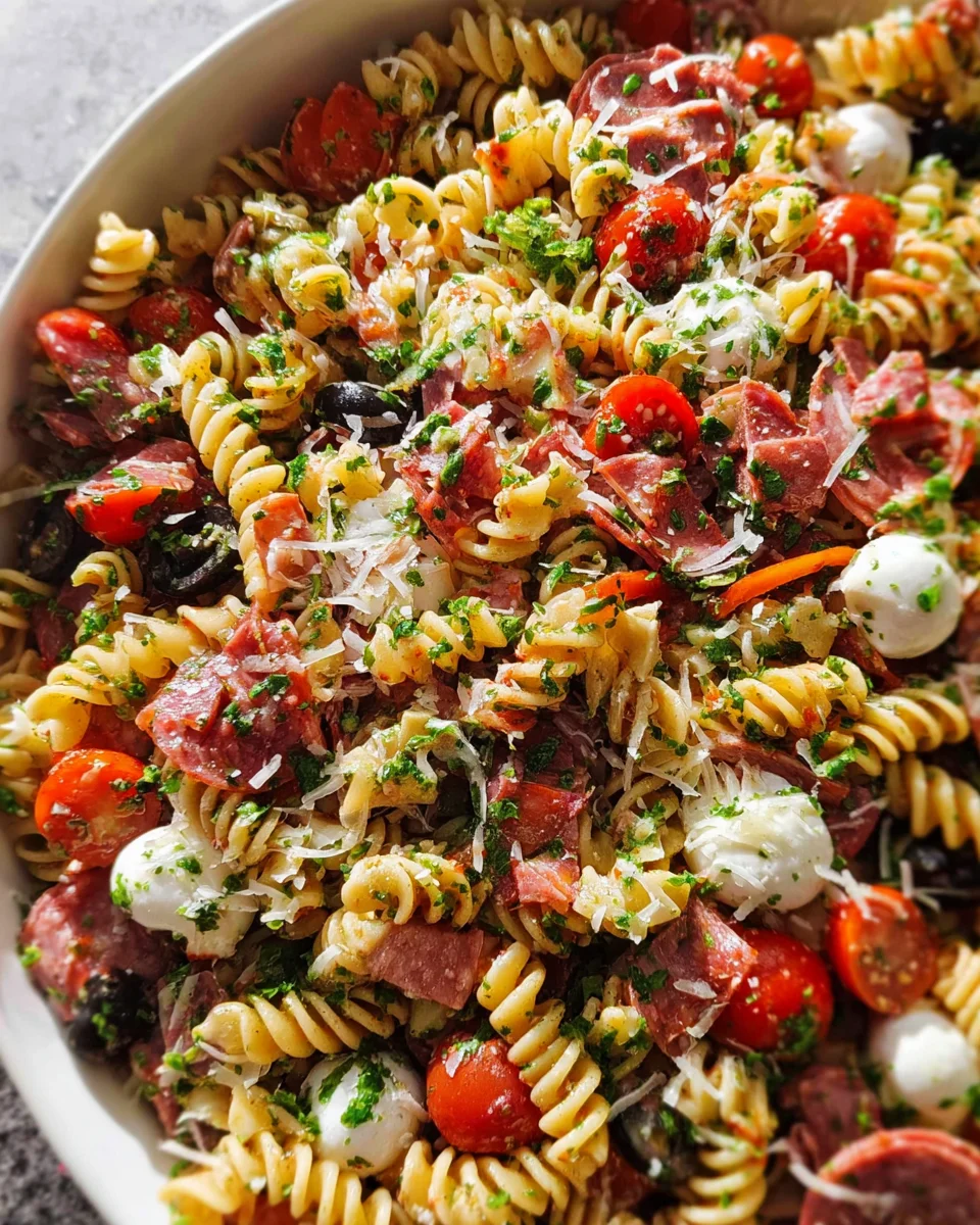 Zesty Italian Pasta Salad