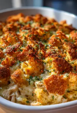 Dolly’s Chicken and Stuffing Casserole