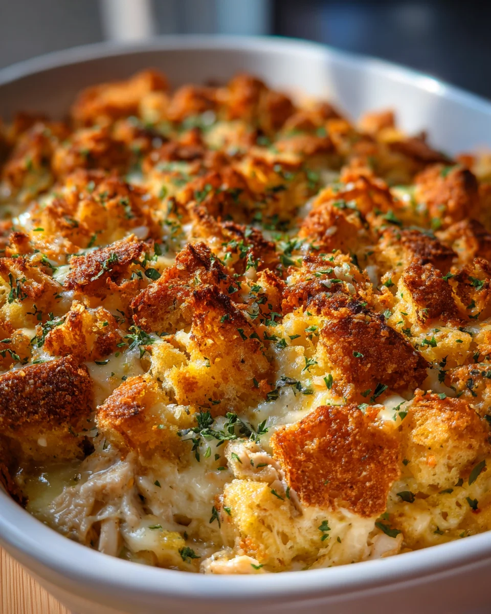 Dolly’s Chicken and Stuffing Casserole