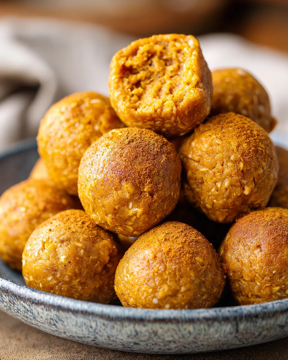 Pumpkin Protein Balls