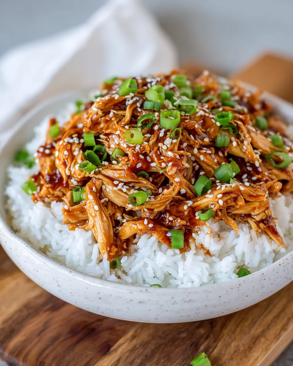 Slow Cooker Teriyaki Chicken 21 Slow