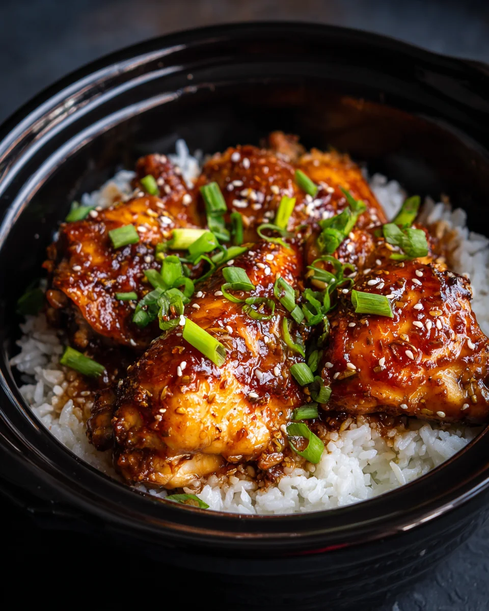 Slow Cooker Teriyaki Chicken 22 Slow