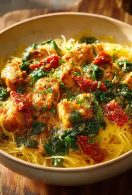 Tuscan Chicken and Spaghetti Squash